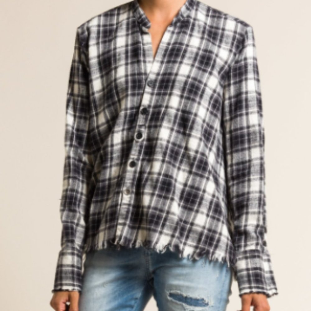 Womans Black flannel
